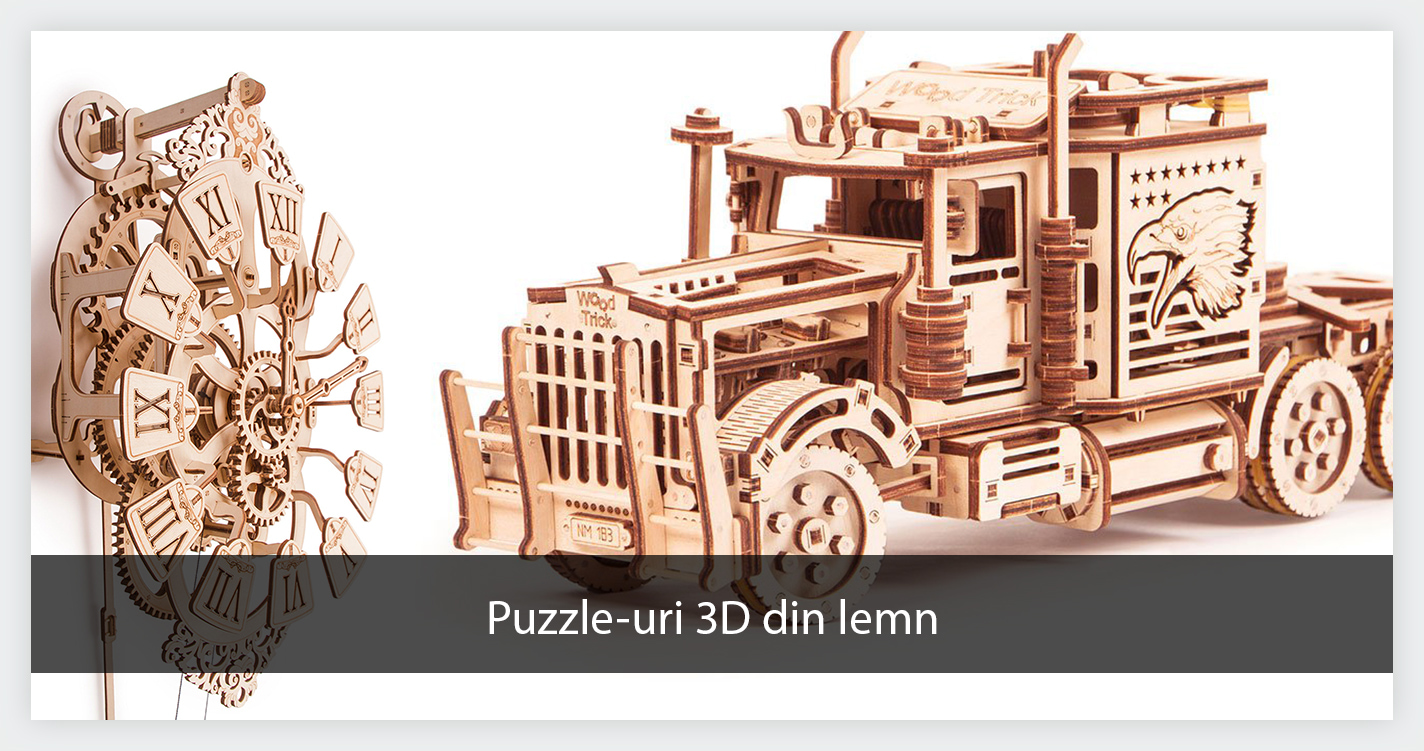 puzzle 3d lemn