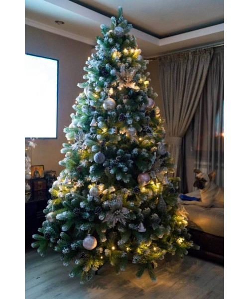 Brad Artificial Noel 3D+2D si conuri 210cm