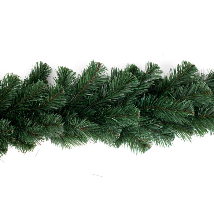 Ghirlanda de Craciun verde din PVC Fairy tale 2m