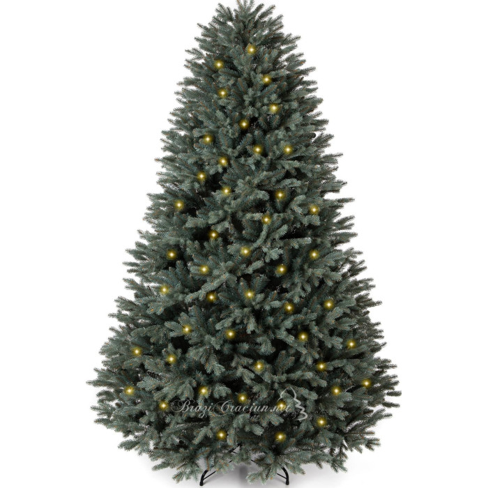 Brad Artificial Azula cu Leduri 3D+2D 250 cm