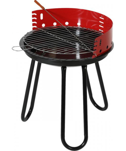 Gratar rotund rosu RESIGILAT - 44x44x56cm