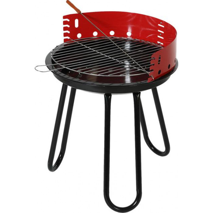 Gratar rotund rosu RESIGILAT - 44x44x56cm