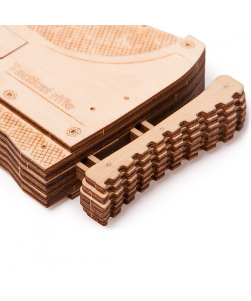 Puzzle 3D din lemn pusca de asalt USG-2