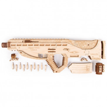 Puzzle 3D din lemn pusca de asalt USG-2