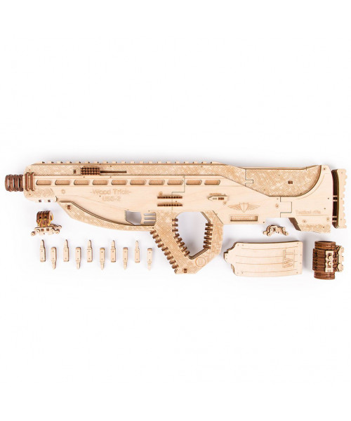 Puzzle 3D din lemn pusca de asalt USG-2