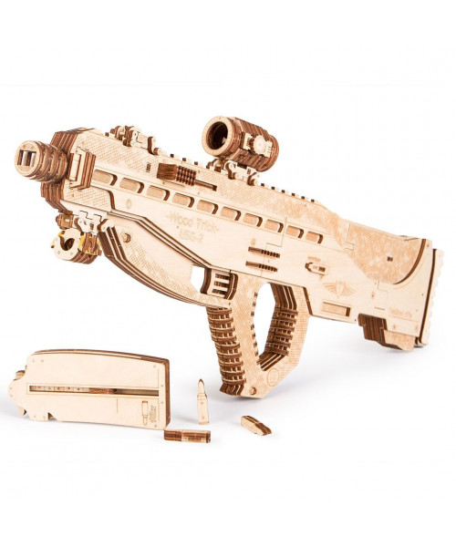 Puzzle 3D din lemn pusca de asalt USG-2