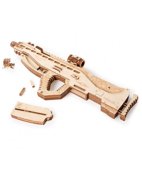Puzzle 3D din lemn pusca de asalt USG-2