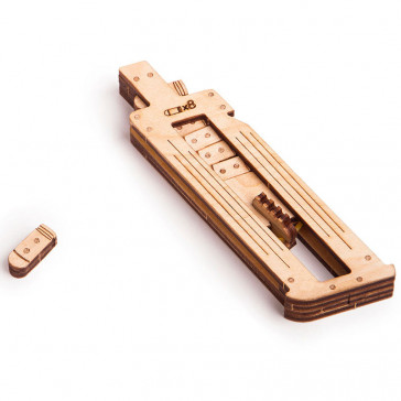 Puzzle 3D din lemn pusca de asalt