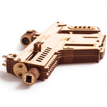 Puzzle 3D din lemn pusca de asalt