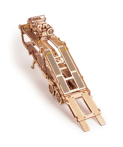 Puzzle 3D din lemn remorca auto pentru tirul Big Rig