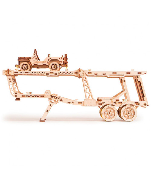 Puzzle 3D din lemn remorca auto pentru tirul Big Rig
