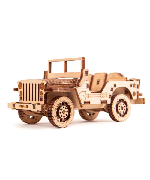 Puzzle 3D din lemn remorca auto pentru tirul Big Rig