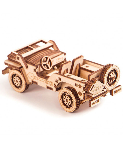 Puzzle 3D din lemn remorca auto pentru tirul Big Rig