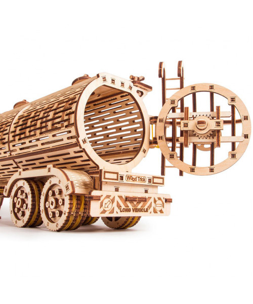 Puzzle 3D din lemn remorca cisterna pentru tirul Big Rig