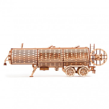 Puzzle 3D din lemn remorca cisterna pentru tirul Big Rig