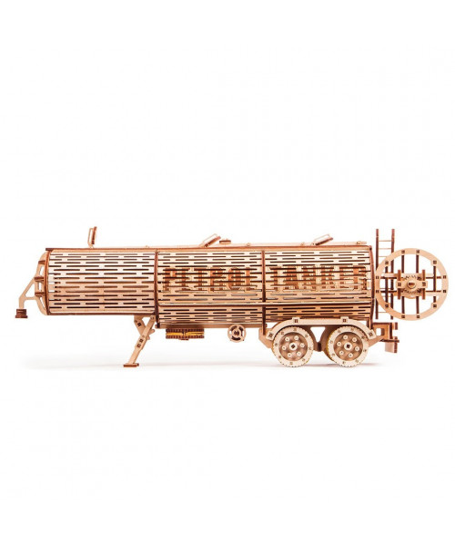 Puzzle 3D din lemn remorca cisterna pentru tirul Big Rig