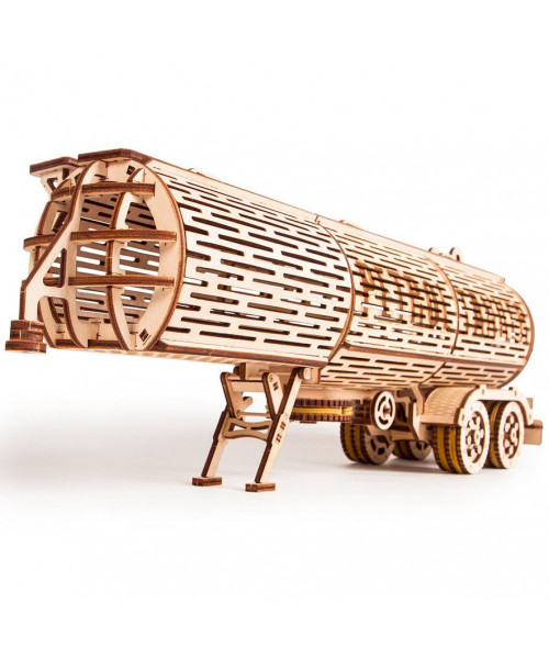 Puzzle 3D din lemn remorca cisterna pentru tirul Big Rig