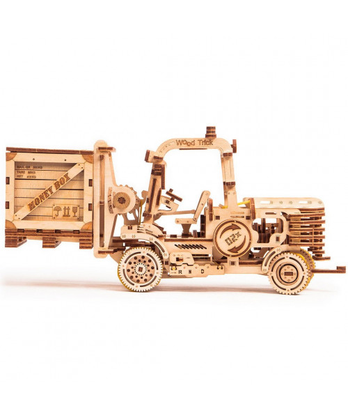 Puzzle 3D din lemn stivuitor