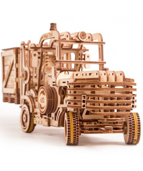 Puzzle 3D din lemn stivuitor