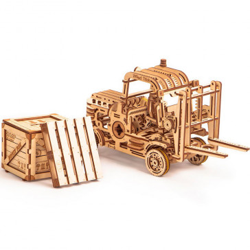 Puzzle 3D din lemn stivuitor