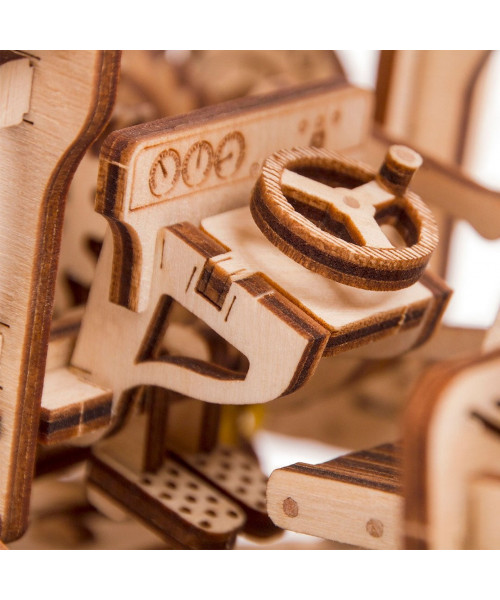 Puzzle 3D din lemn stivuitor