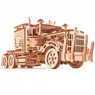 Puzzle 3D mecanic din lemn tir Big Rig