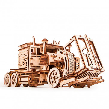 Puzzle 3D mecanic din lemn tir Big Rig