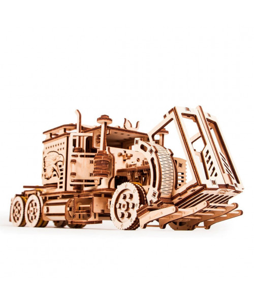 Puzzle 3D mecanic din lemn tir Big Rig