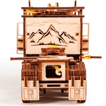 Puzzle 3D mecanic din lemn tir Big Rig