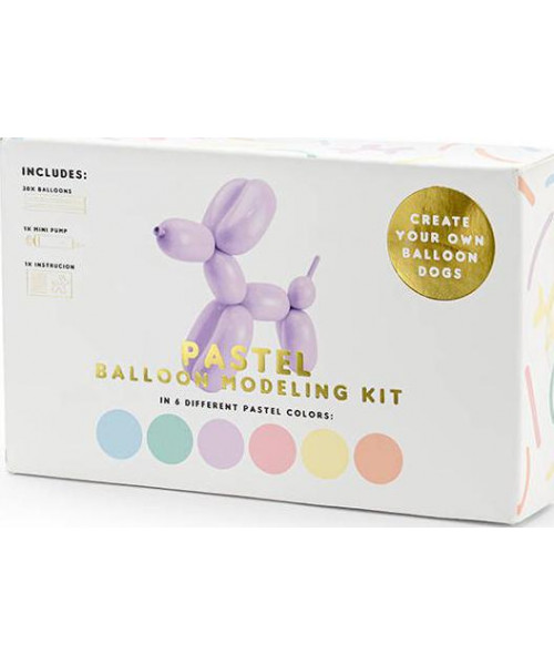 Set 30 de baloane 130 cm culori diferite pentru modelaj si pompa