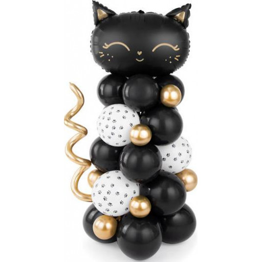 Set 34 baloane pisicuta neagra 83x140cm