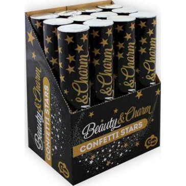 Tub confetti stelute aurii 30cm