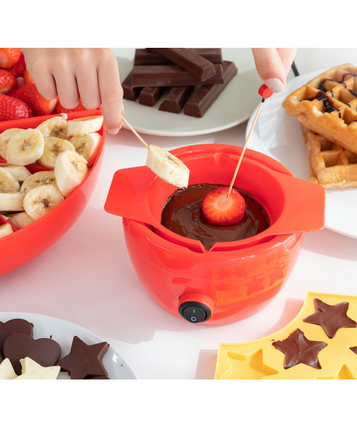 Aparat pentru preparare fondue, ciocolata si jeleu