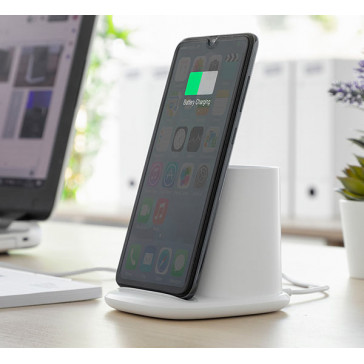 Incarcator wireless cu suport organizator și lampa led usb 5-in-1