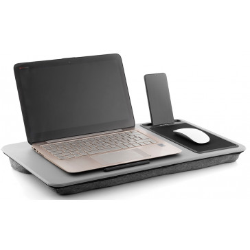 Masuta pentru laptop portabila cu perna, mouse pad si suport telefon