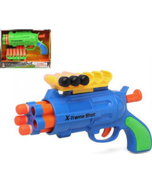 Pistol pentru copii cu sageti de cauciuc 111414
