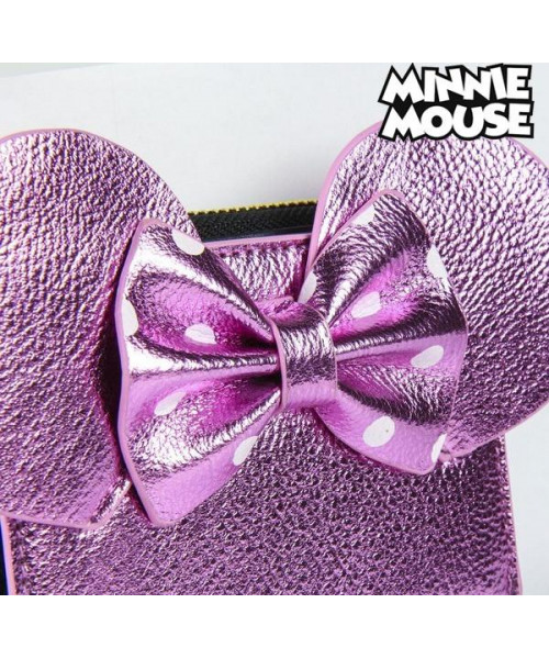 Portmoneu Minnie Mouse Roz metalizat 70688