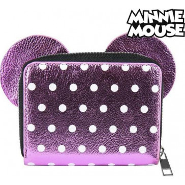 Portmoneu Minnie Mouse Roz metalizat 70688
