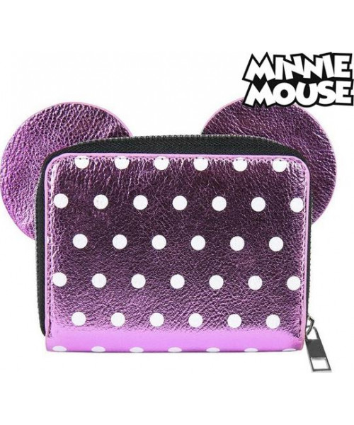 Portmoneu Minnie Mouse Roz metalizat 70688