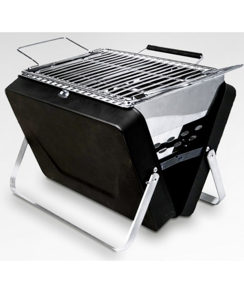 Gratar portabil in forma de servieta barbecue