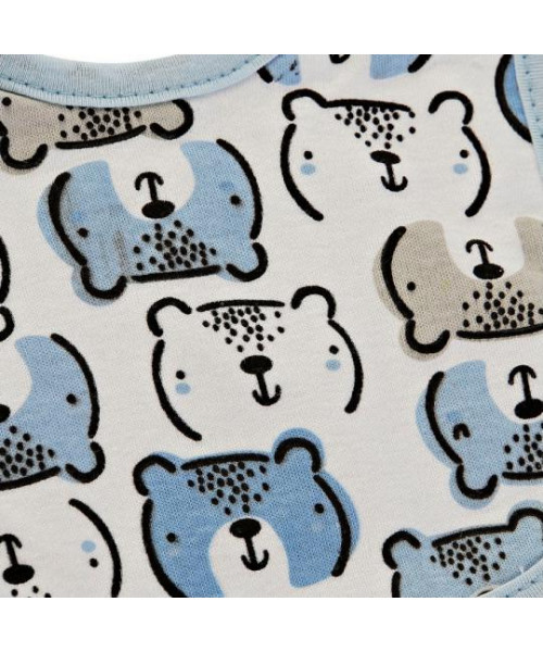 Set de 2 bavetici din bumbac diverse culori Dkd Home Decor