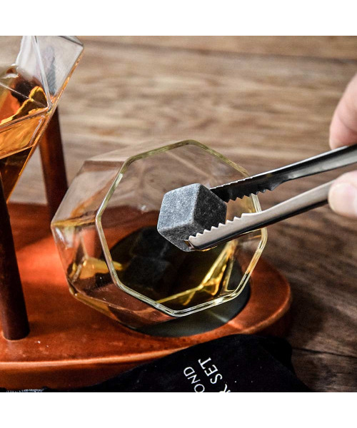Set decantor whisky diamant Deluxe