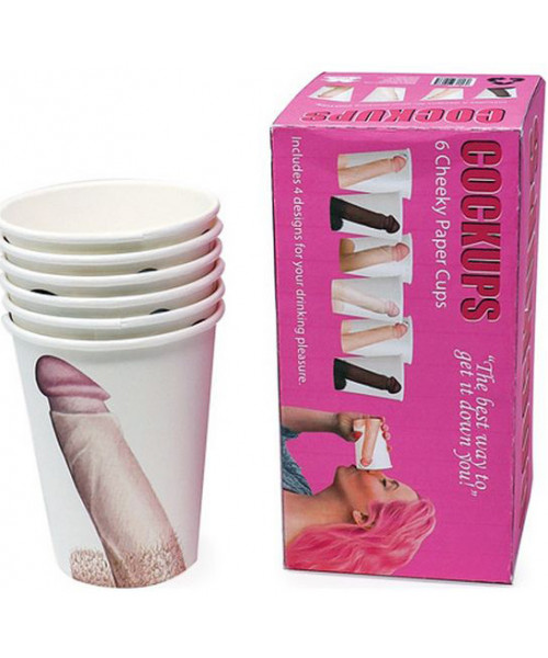 Set de pahare penis (6 x 300 ml)