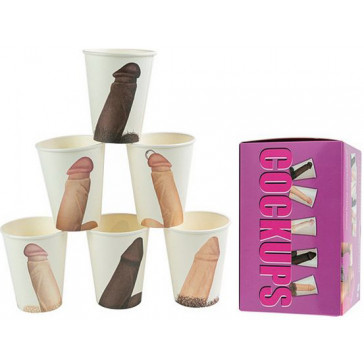 Set de pahare penis (6 x 300 ml)