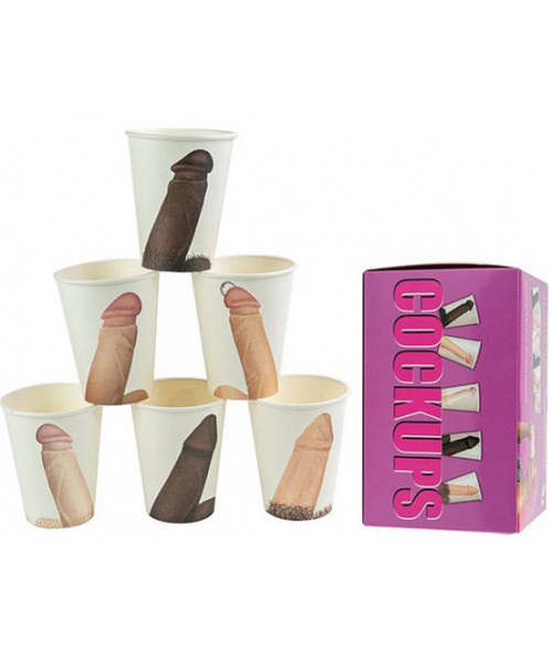Set de pahare penis (6 x 300 ml)