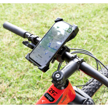 Suport automat pentru smartphone pentru toate tipurile de ghidon
