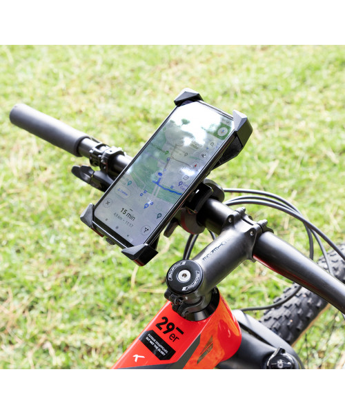 Suport automat pentru smartphone pentru toate tipurile de ghidon