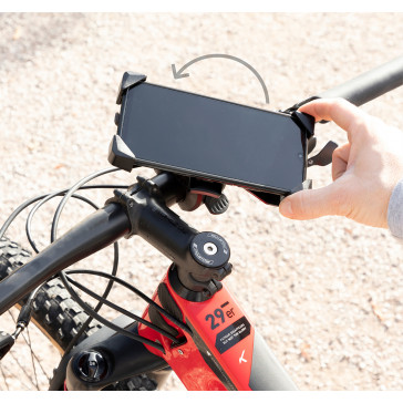 Suport automat pentru smartphone pentru toate tipurile de ghidon