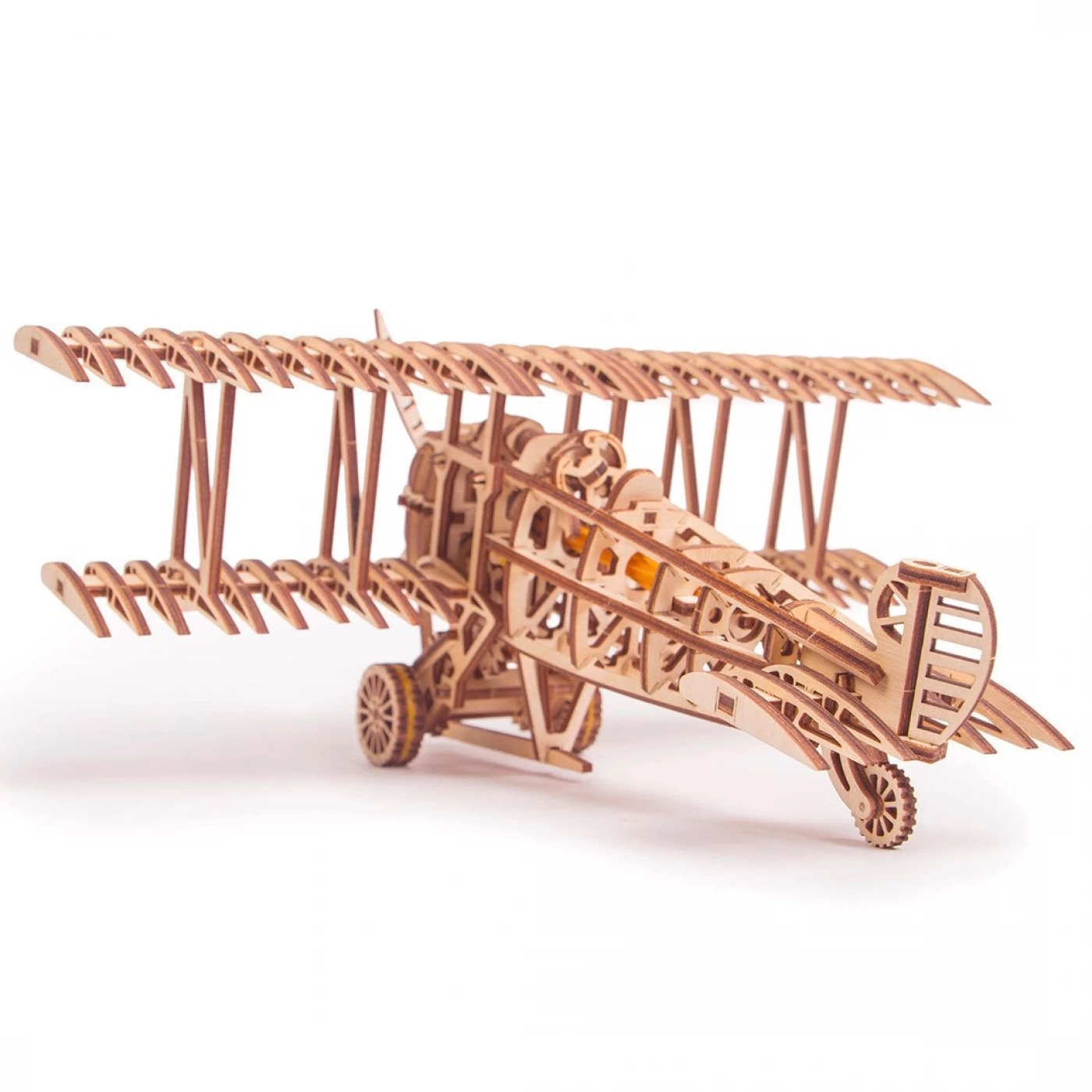 Puzzle 3D din lemn avion cadou baiat 14 ani