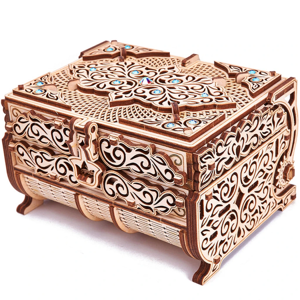 Puzzle 3D din lemn cadou femei craciun